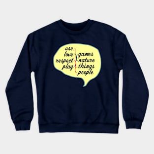 Right Match Crewneck Sweatshirt